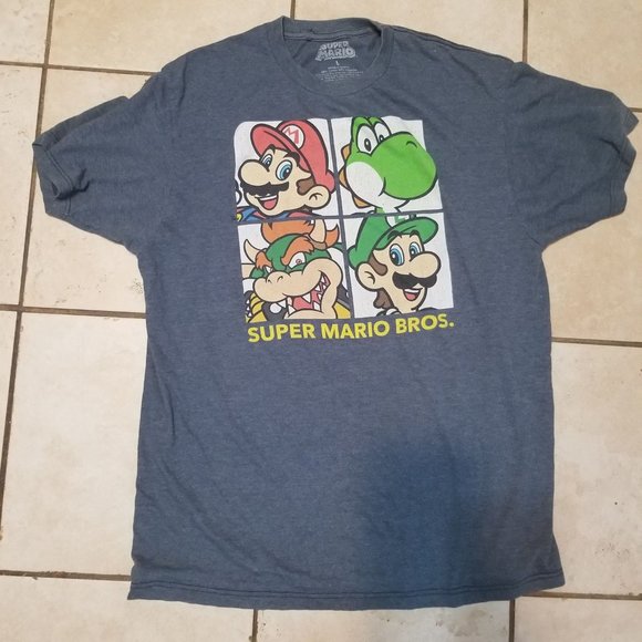 Nintendo Shirts Super Mario Bros Shirt Men Large Poshmark